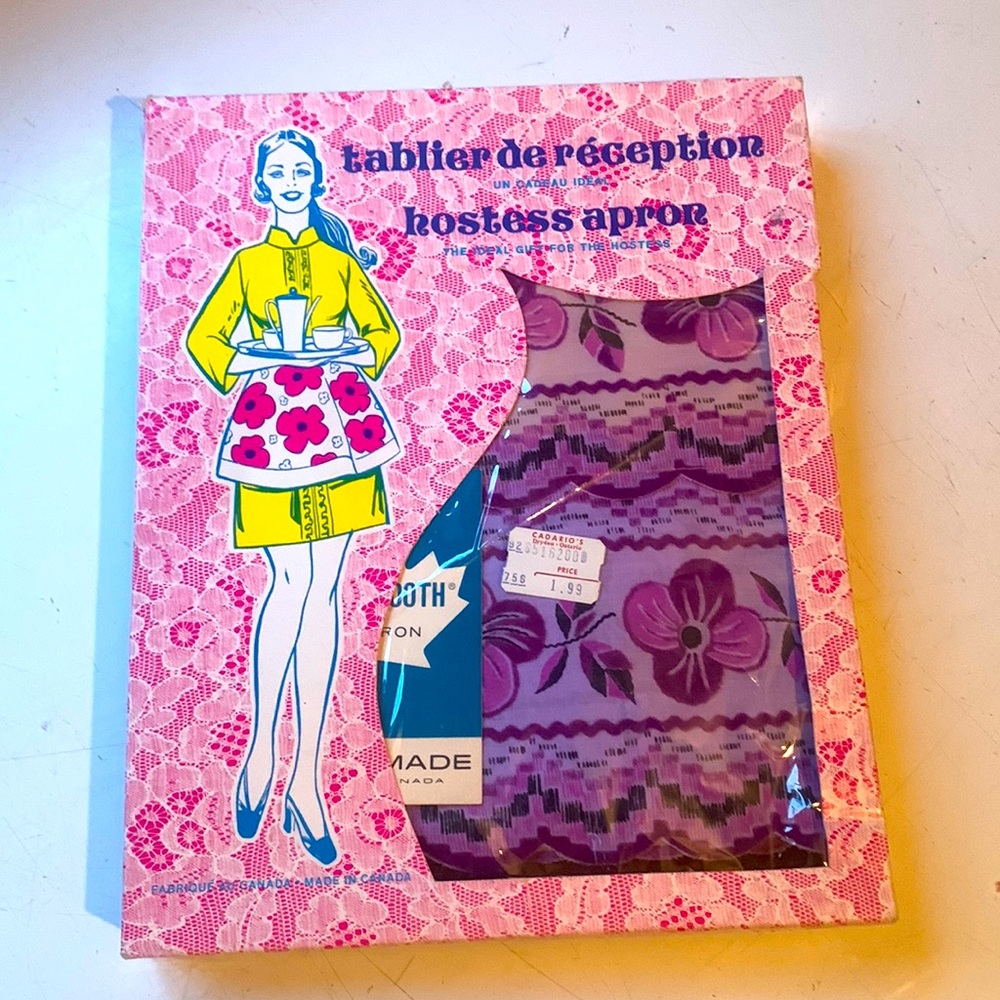 Vintage Hostess Apron. New Old Stock!!